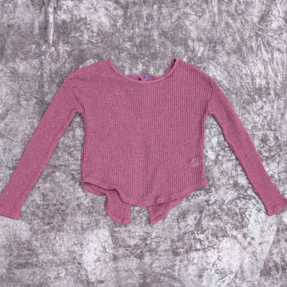Aeropostale Maroon Knit Sweater